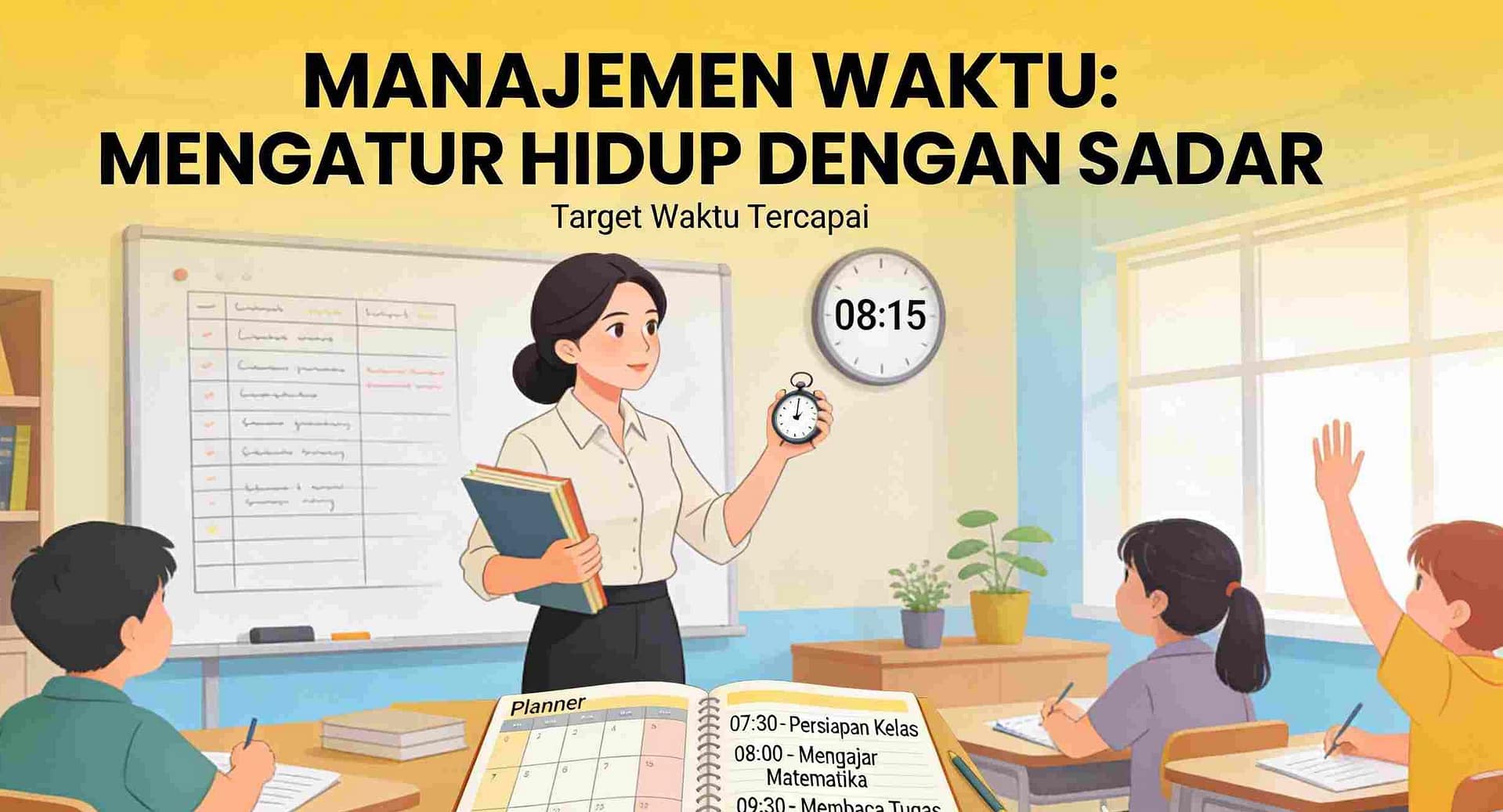 Tema 9 Ramadhan, MANAJEMEN WAKTU: MENGATUR HIDUP DENGAN SADAR