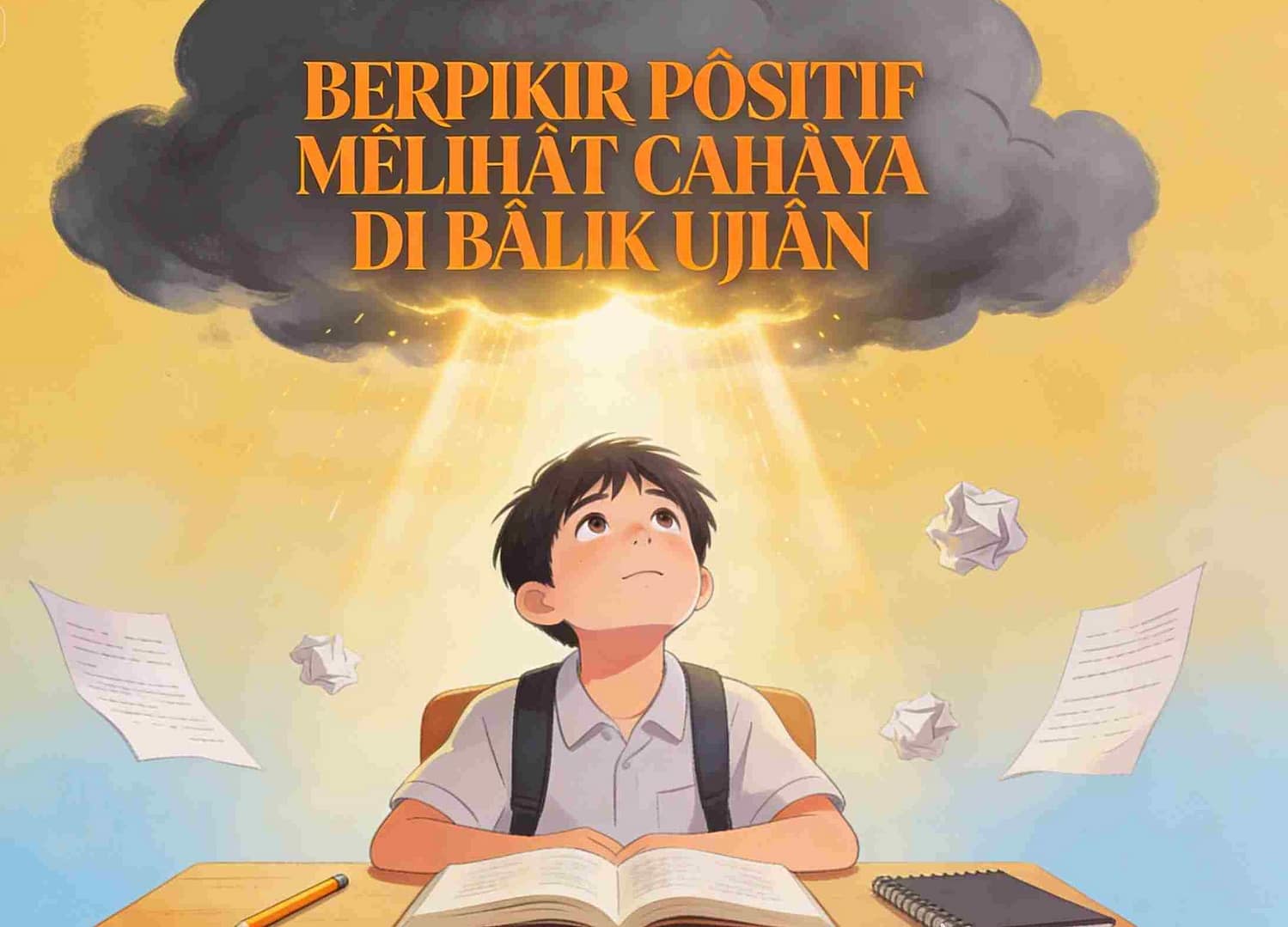Tema 14 Ramadhan, BERPIKIR POSITIF : MELIHAT CAHAYA DI BALIK UJIAN