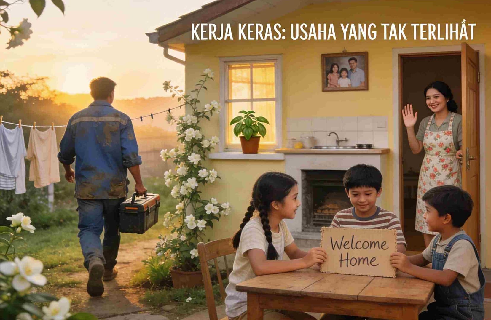 Tema 18 Ramadhan, KERJA KERAS : USAHA YANG TAK TERLIHAT