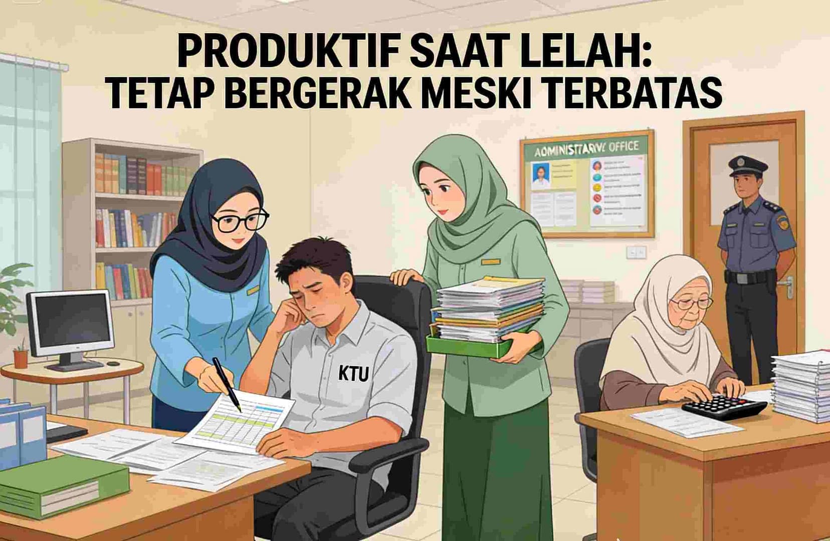 Tema 19 Ramadhan, PRODUKTIF SAAT LELAH : TETAP BERGERAK MESKI TERBATAS