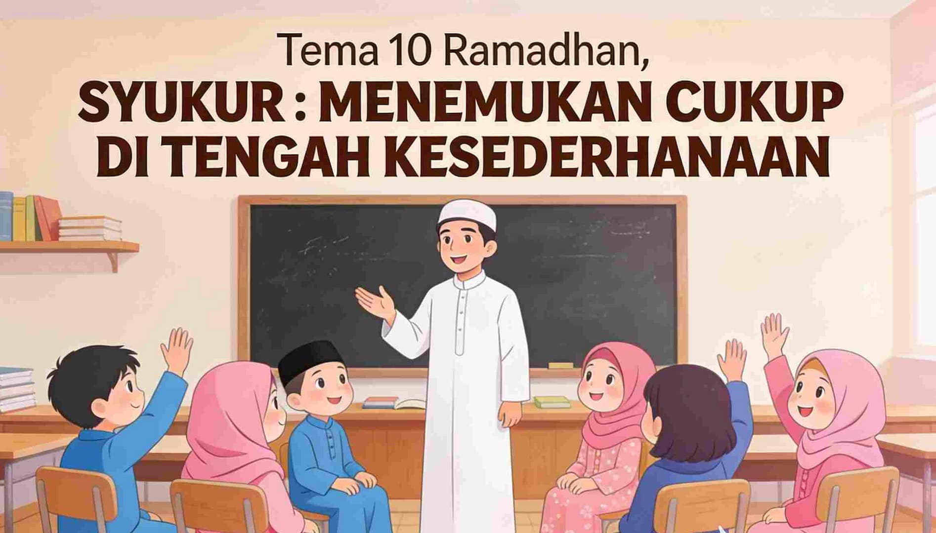 Tema 10 Ramadhan, SYUKUR : MENEMUKAN CUKUP DI TENGAH KESEDERHANAAN